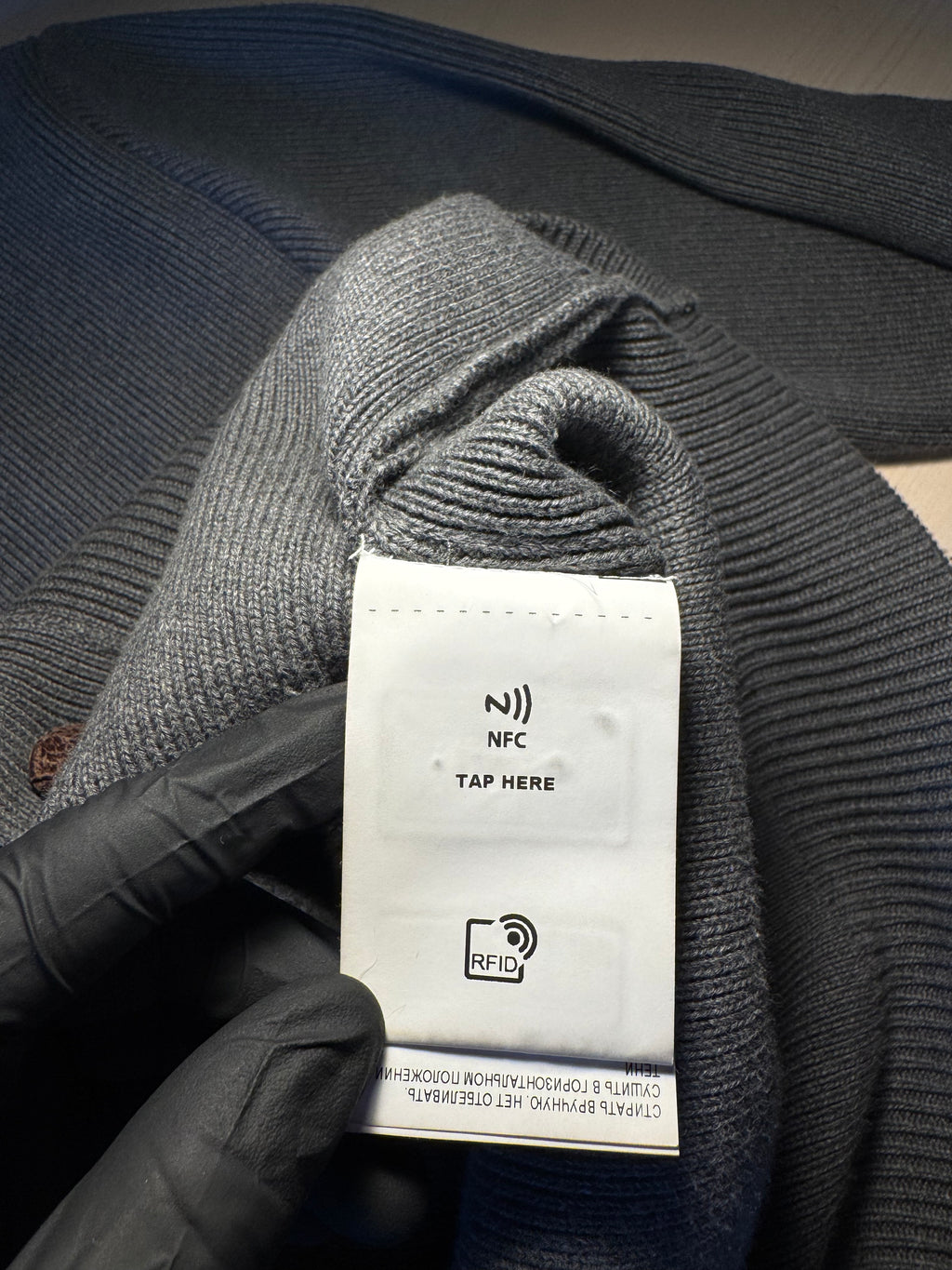Cardigan Golden Goose grigio "Golden"