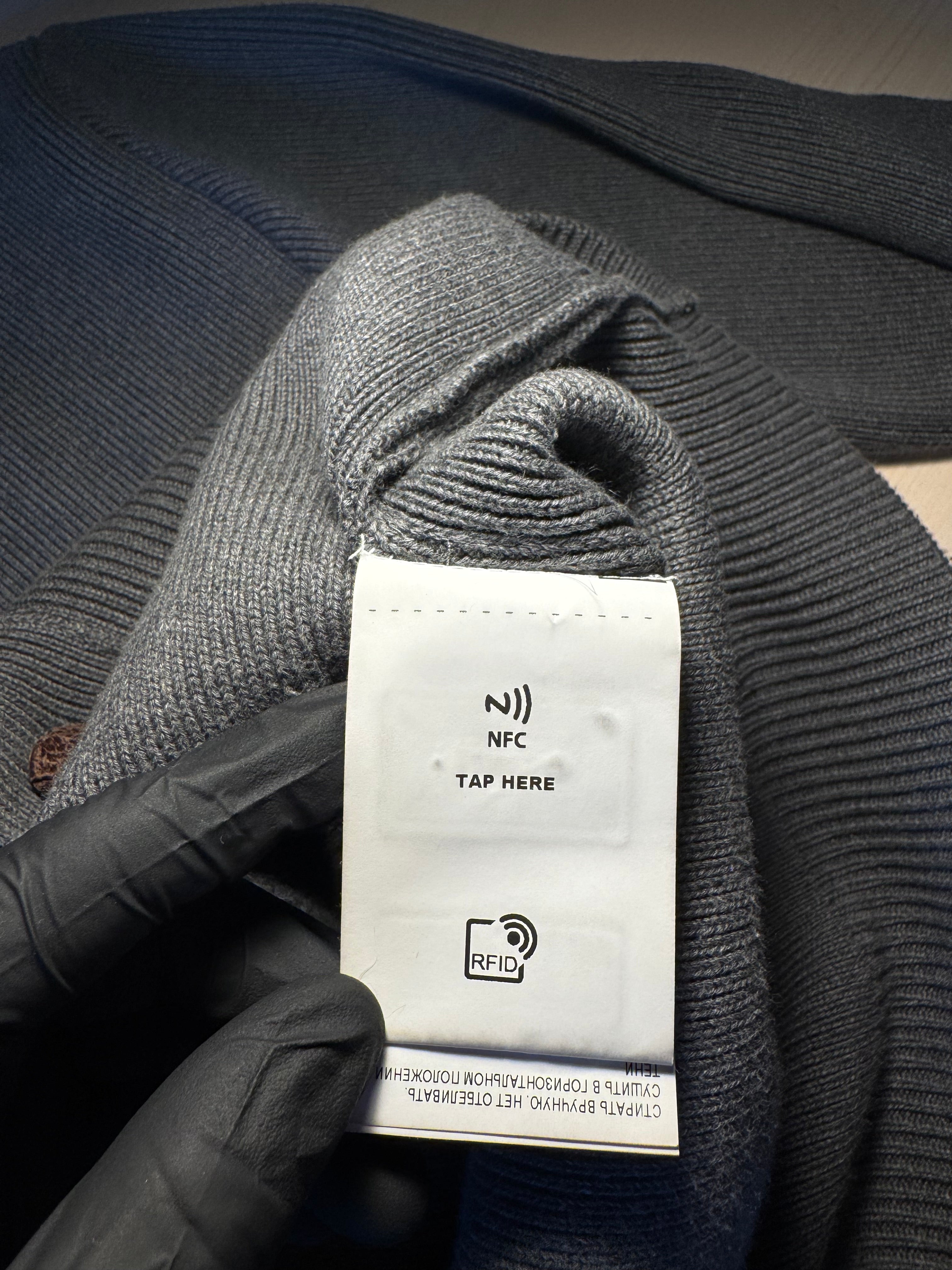 Cardigan Golden Goose grigio "Golden"