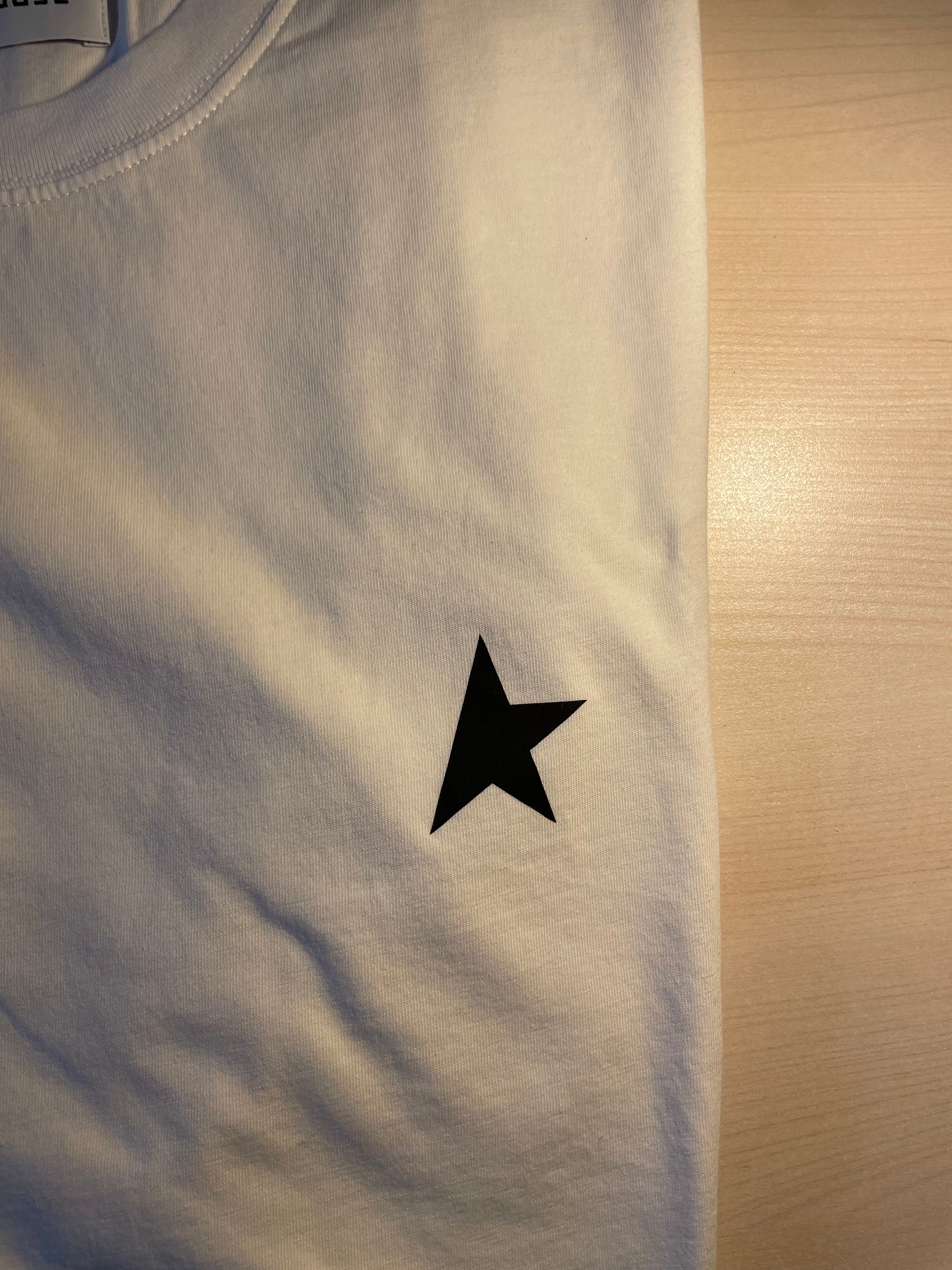 Maglia Golden Goose Star bianca stella nera