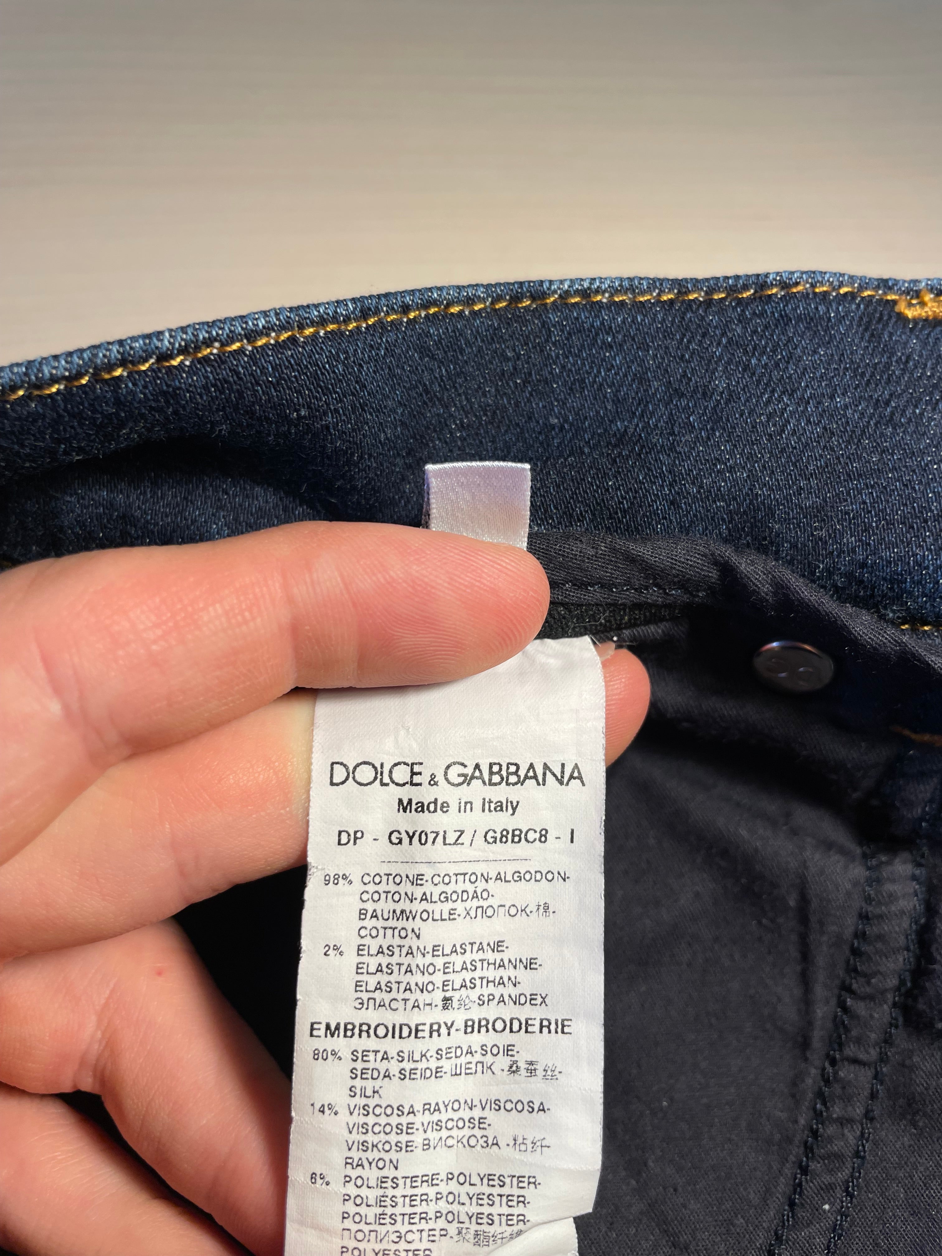 Jeans Dolce e Gabbana Denim Skinny blu