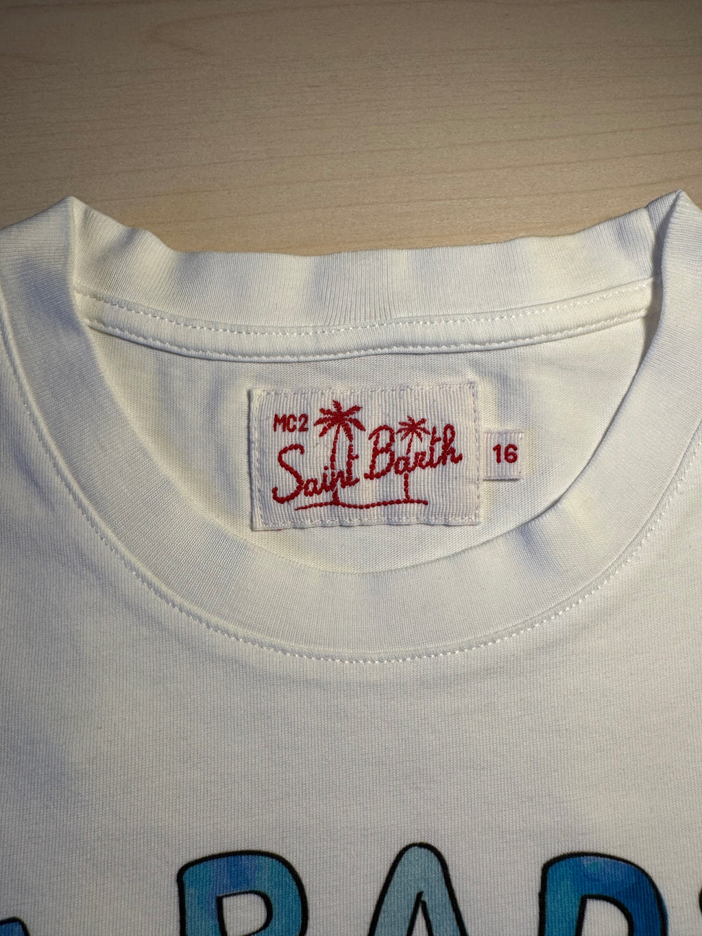 Maglia Saint Barth "St. Barth Kite Club" Bianca