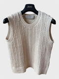 Canottiera Golden Goose panna