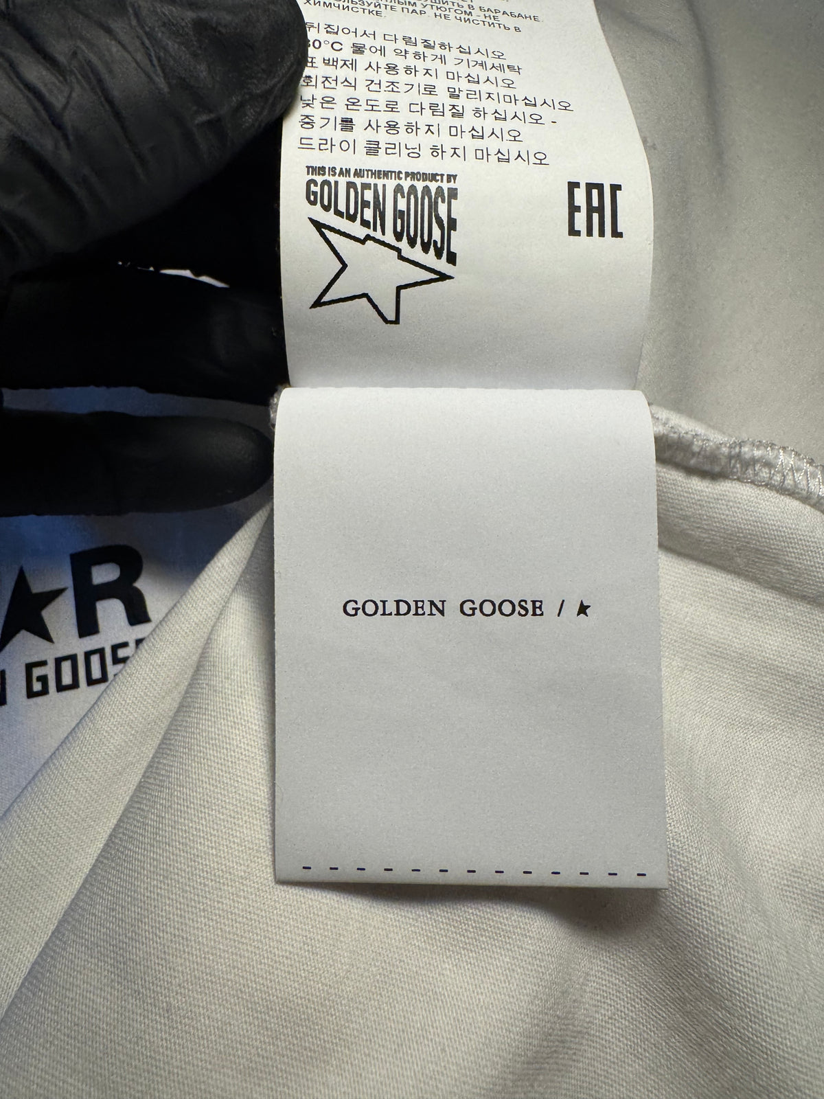 Maglia Golden Goose Star stella nera retro