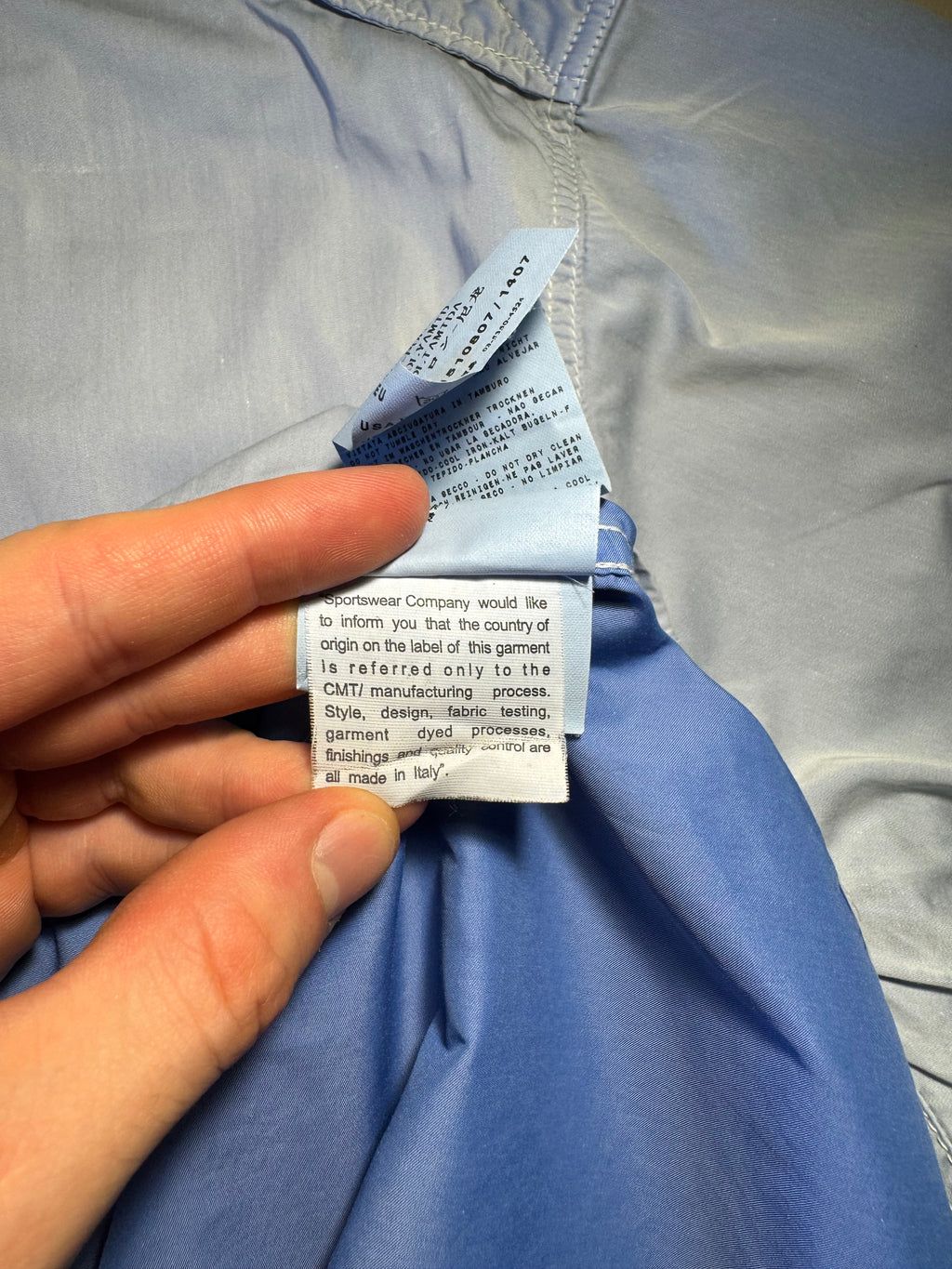 Camicia Stone Island azzurra