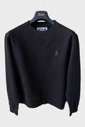 Felpa Golden Goose Star nera stella nera