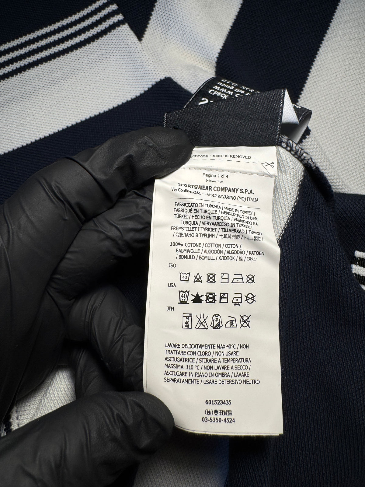 Polo Stone Island a righe
