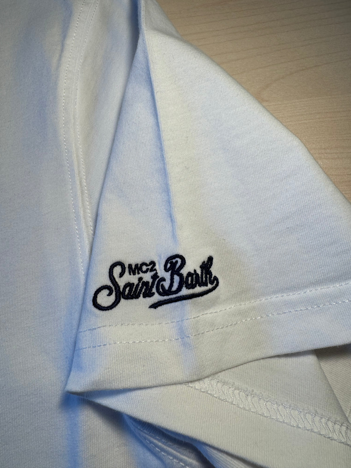 Maglia Saint Barth "Invest, Don’t Spend” bianca