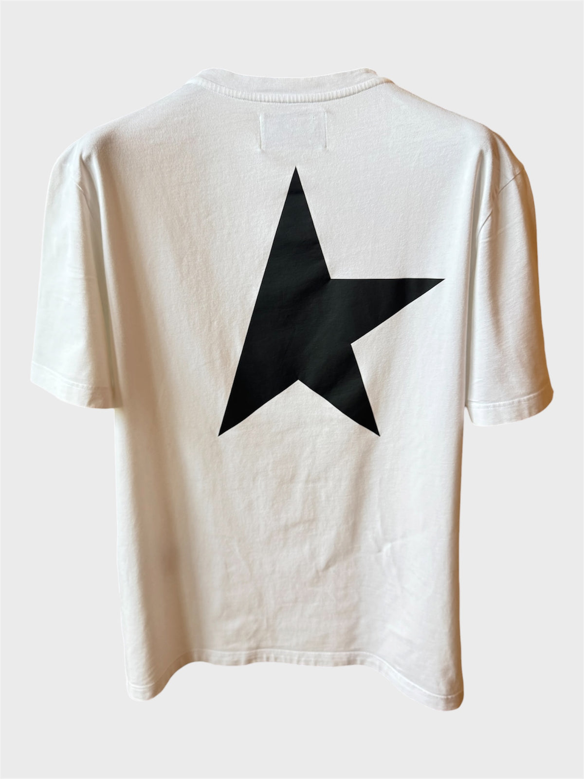 Maglia Golden Goose Star bianca stella nera retro