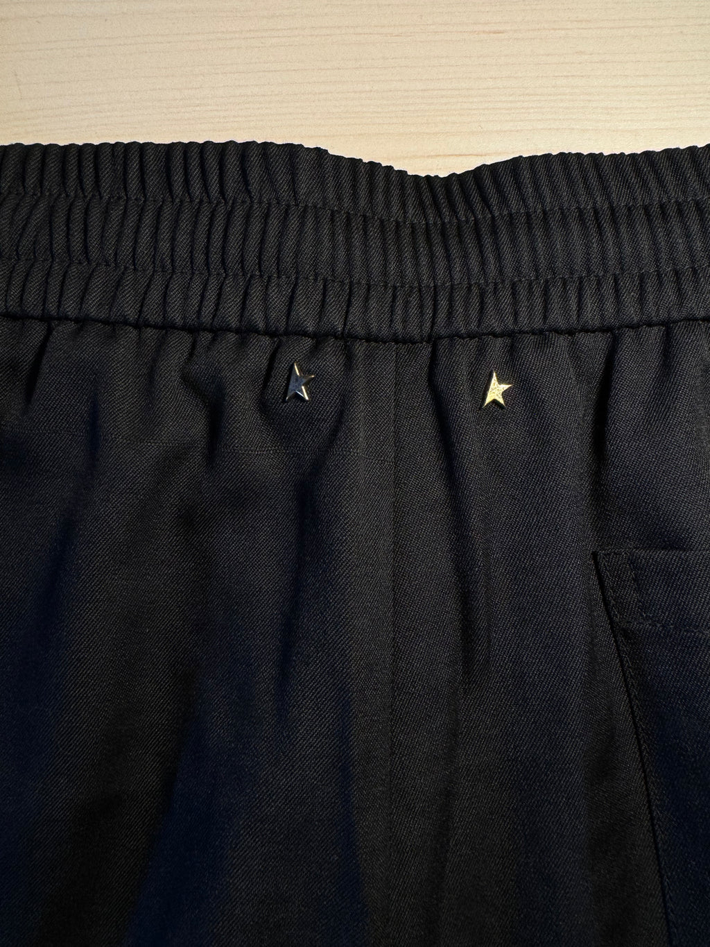 Pantaloni Golden Goose jogging lana neri