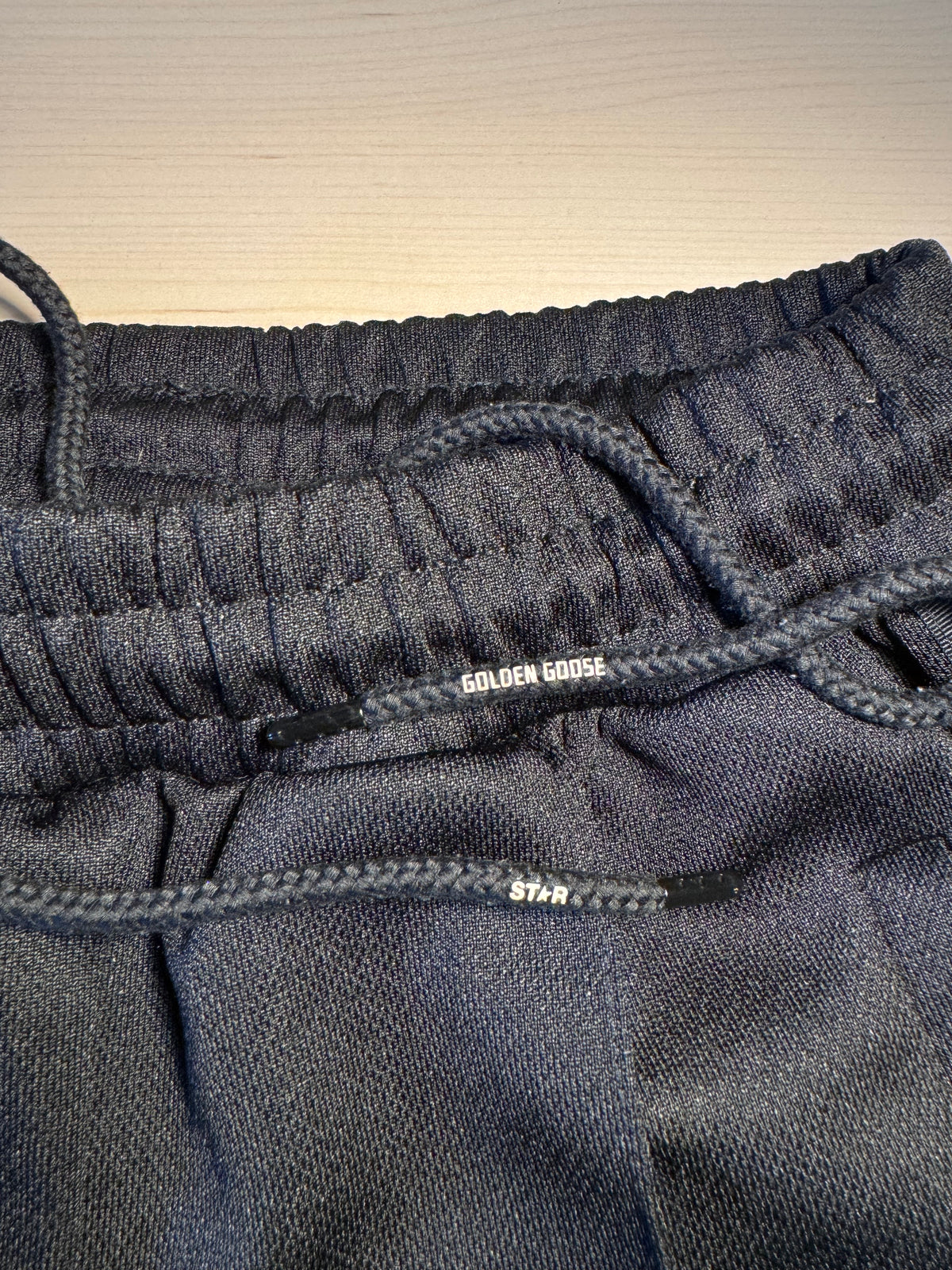 Pantaloni Golden Goose Star jogging neri stelline laterali