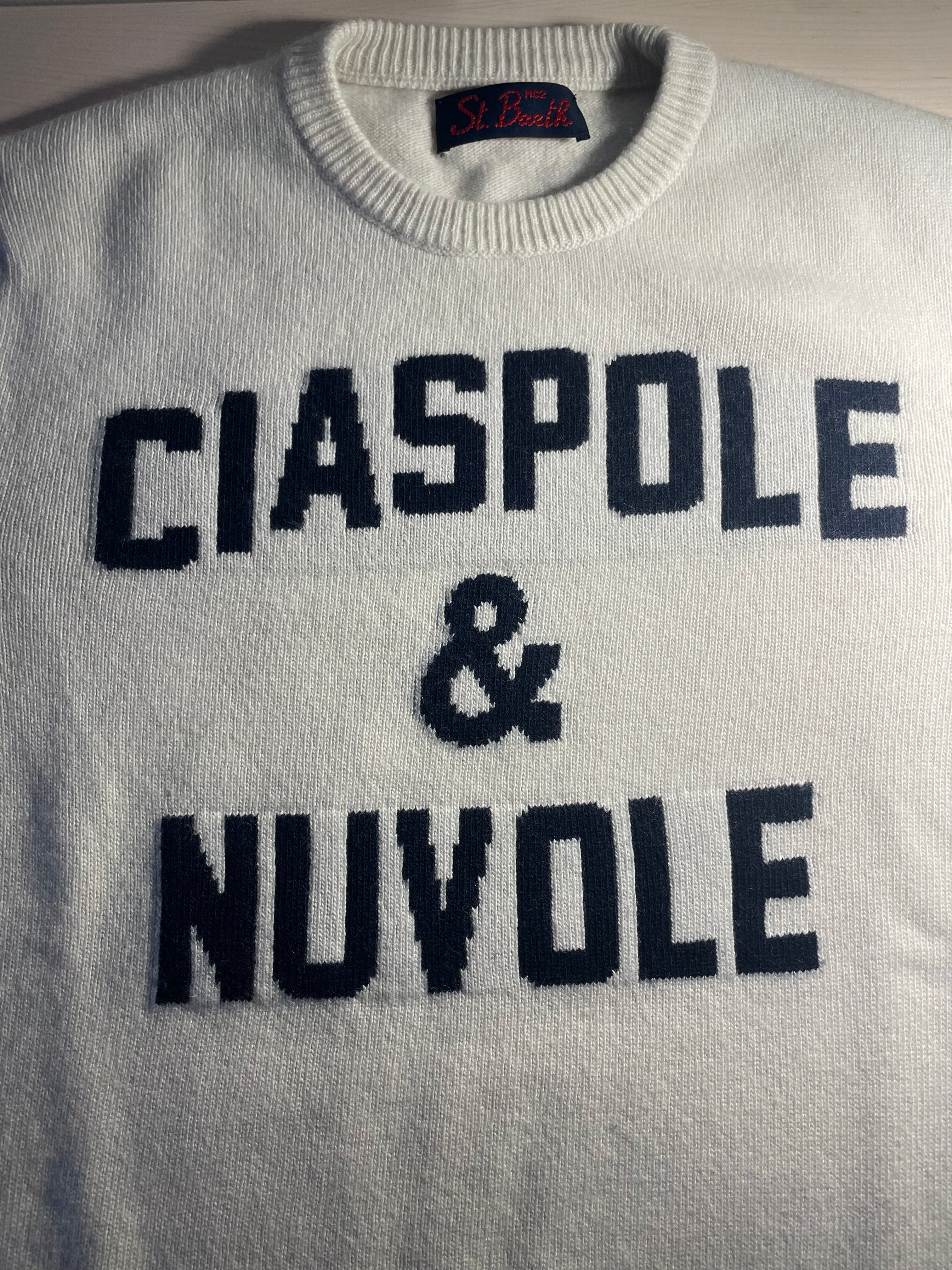 Maglione Saint Barth "Ciaspole e nuvole"