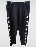 Pantaloni Golden Goose Star neri stelle bianche