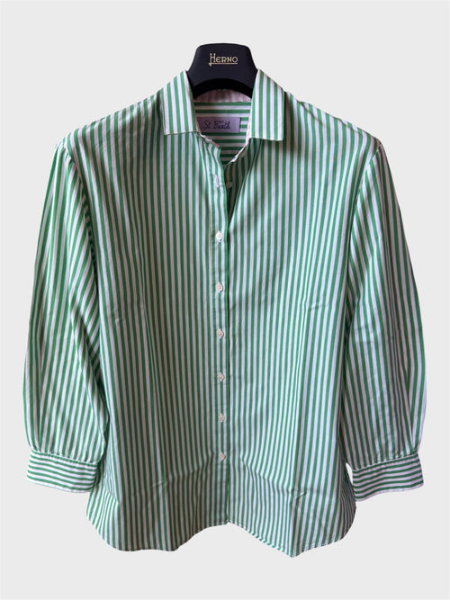 Camicia Saint Barth righe “Madame À La Plage”