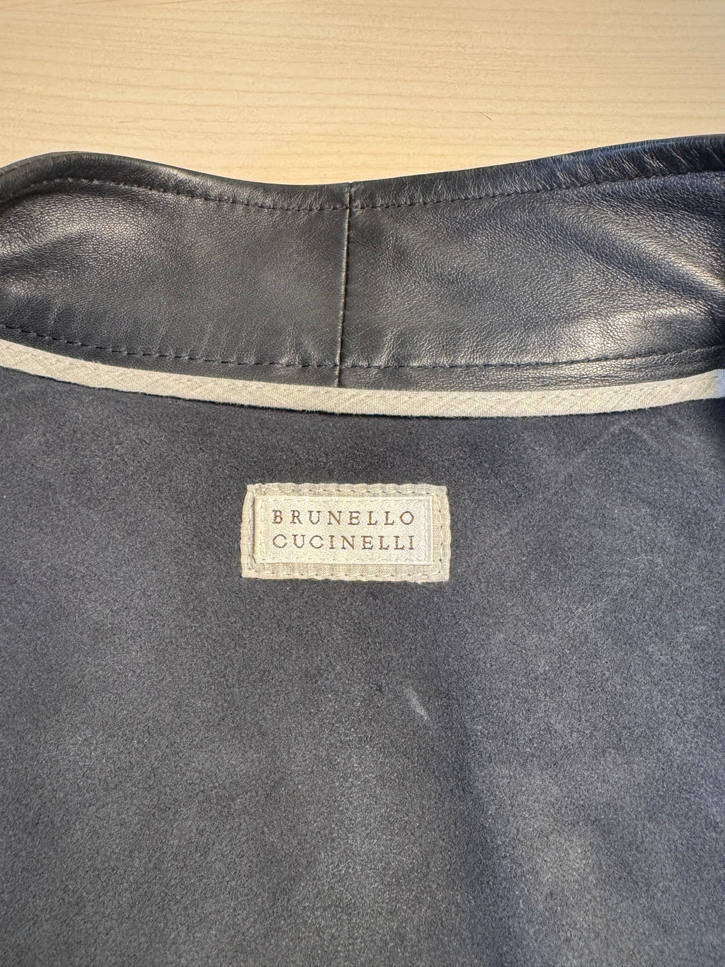 Giacca Brunello Cucinelli in pelle