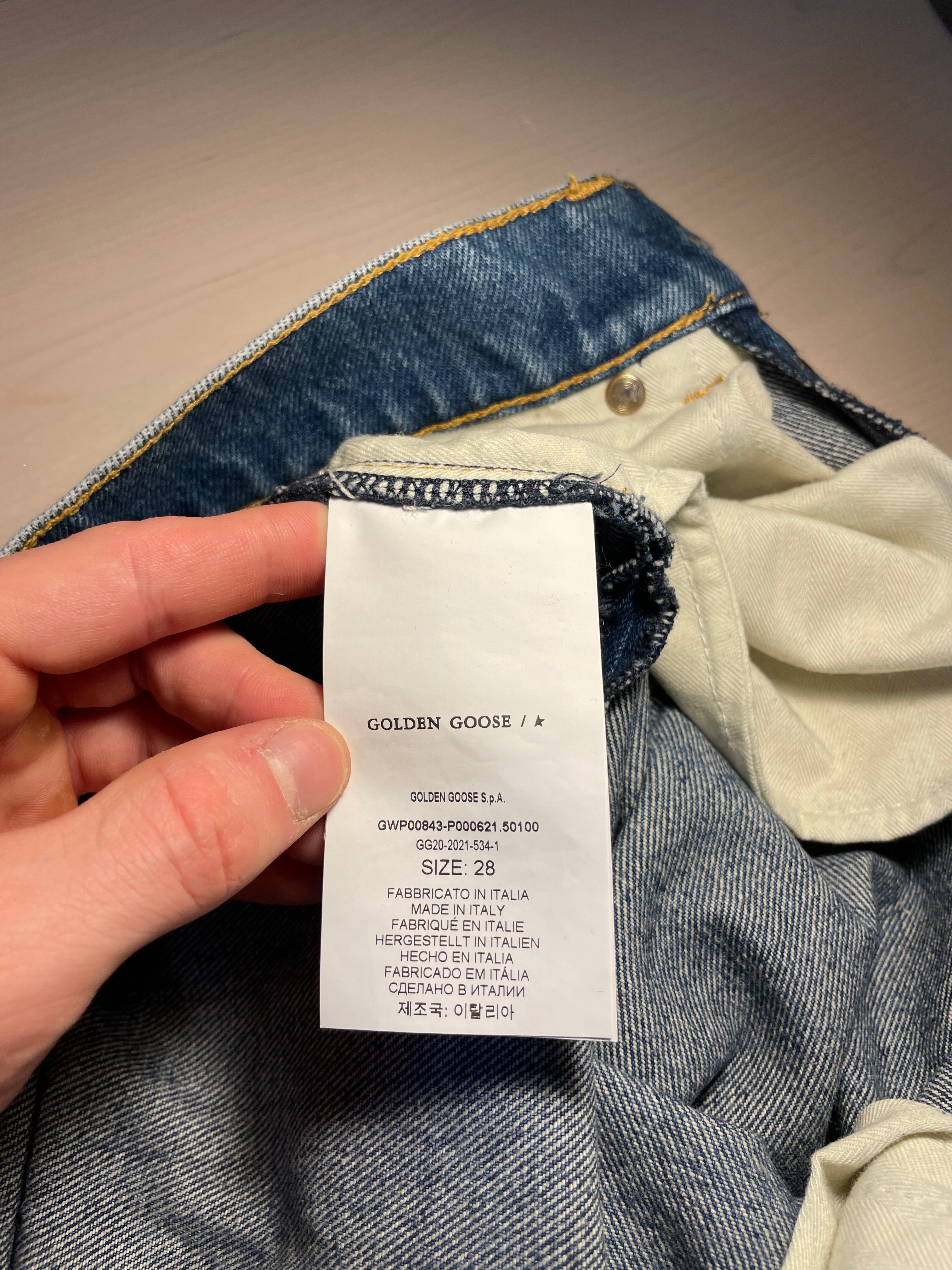 Jeans Golden Goose con patch