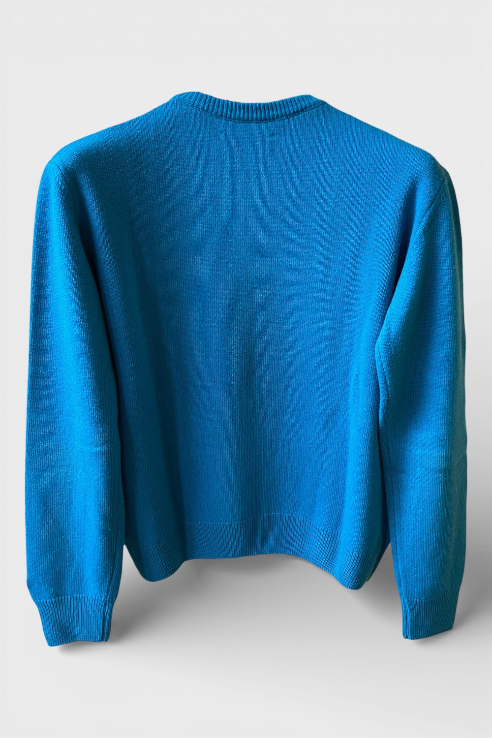 Maglione Saint Barth "Champagne e Montagne" azzurro
