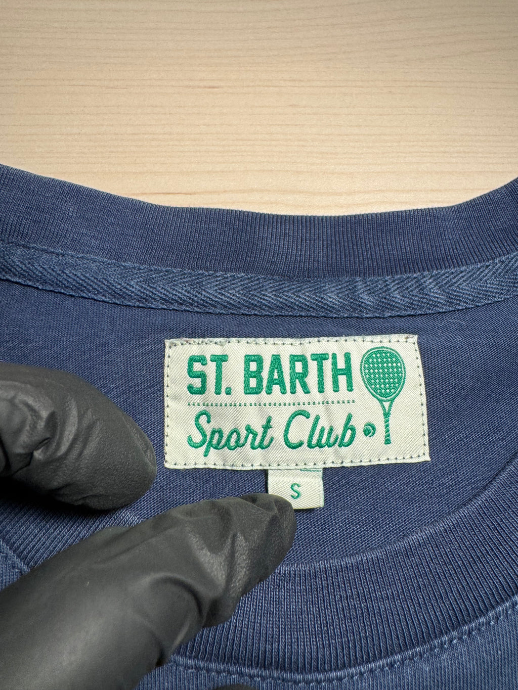 Maglia Saint Barth "Padel Is My Second Life” blu