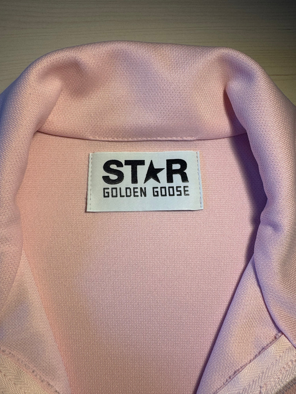 Felpa Golden Goose Star jogging rosa stelline laterali