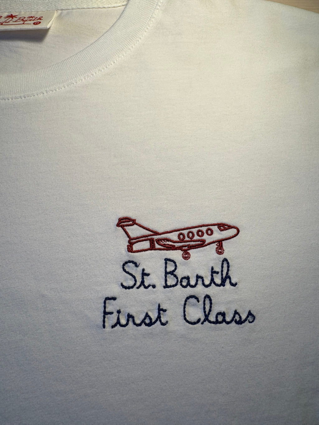 Maglia Saint Barth "First Class” bianca