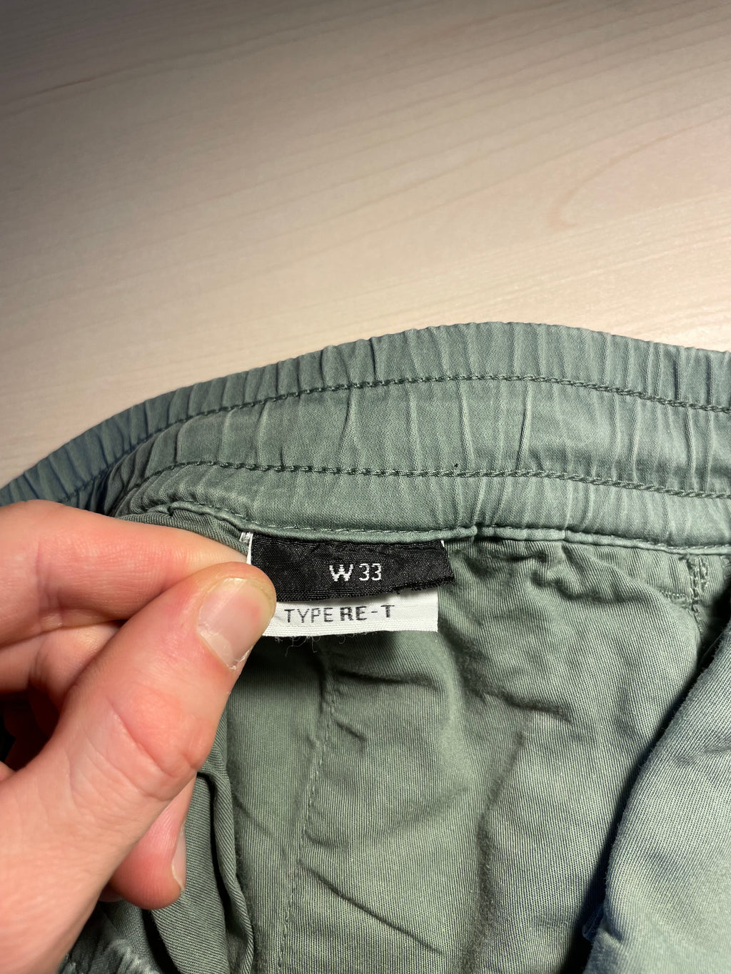 Pantalone Stone Island cargo verde acqua