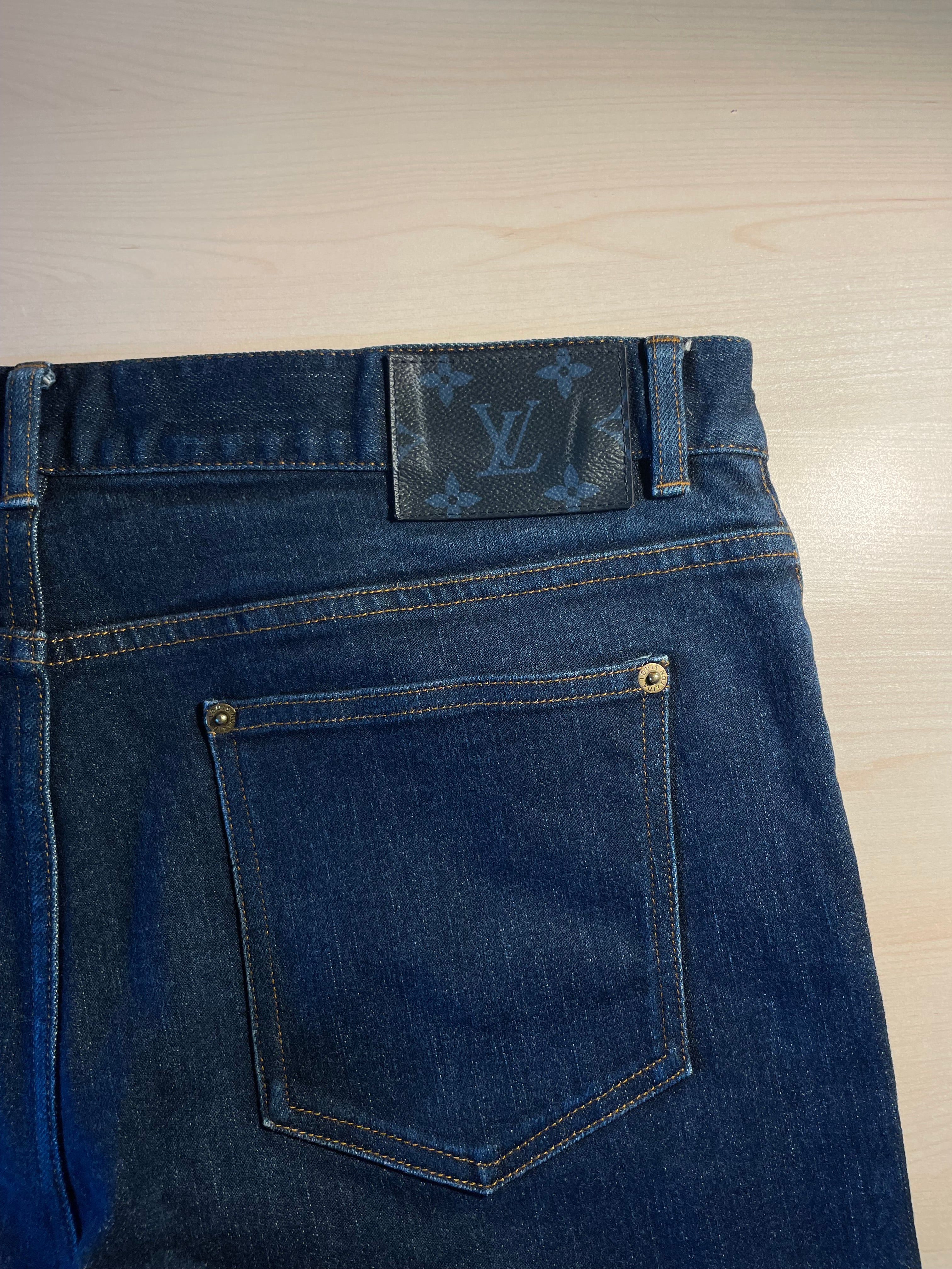 Jeans Louis Vuitton Slim Stretch blu
