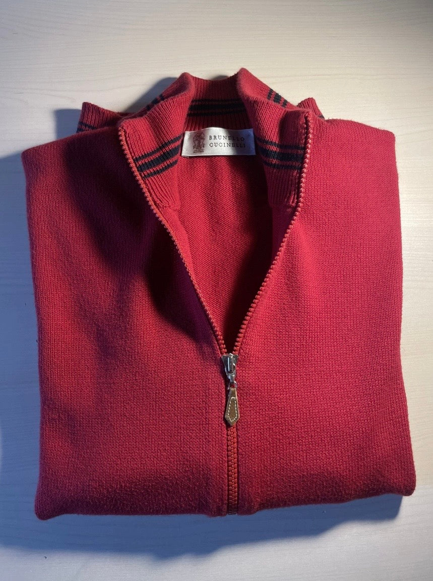 Maglione Brunello Cucinelli rosso