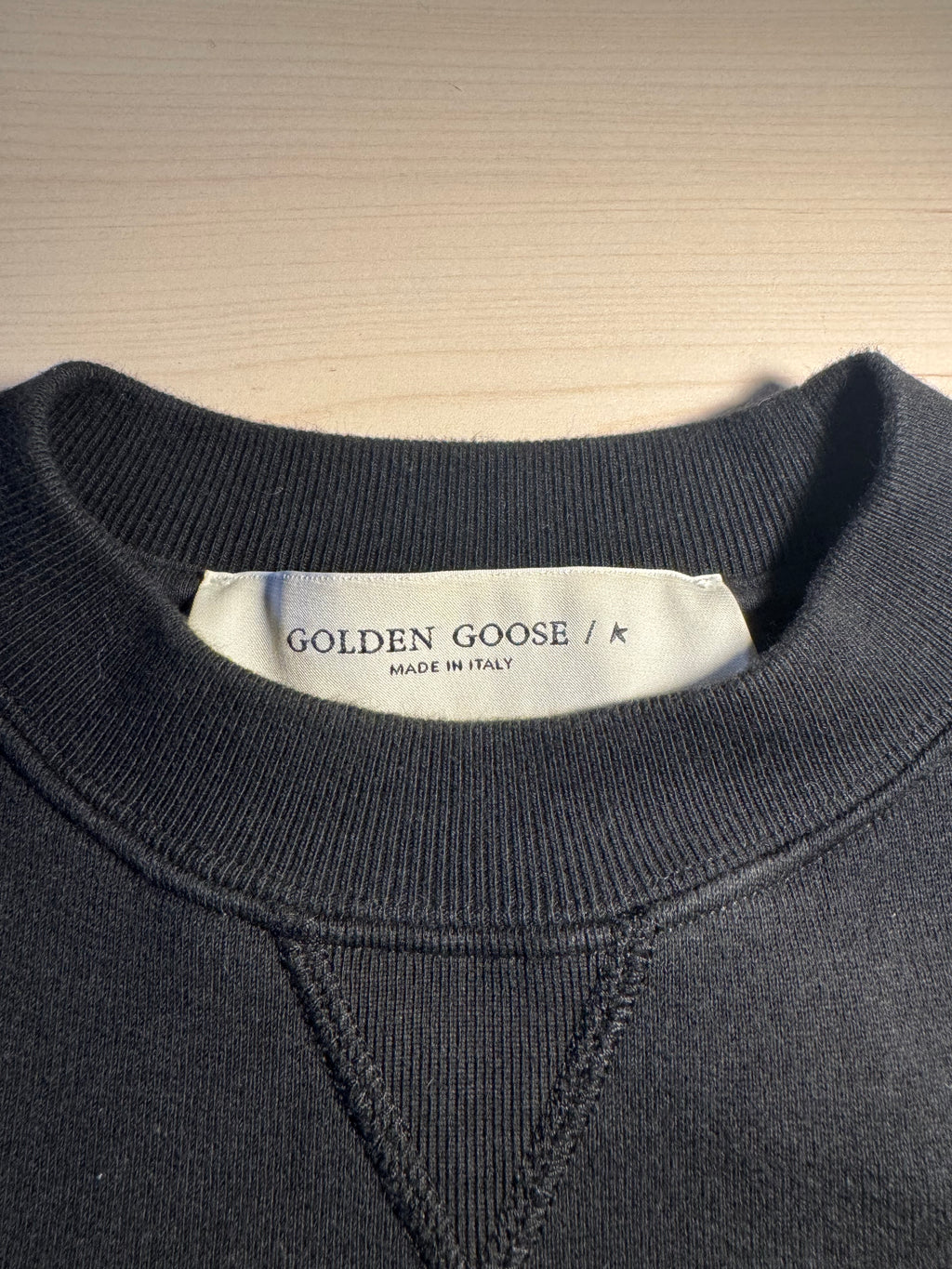 Felpa Golden Goose “Golden Goose Logo” nera