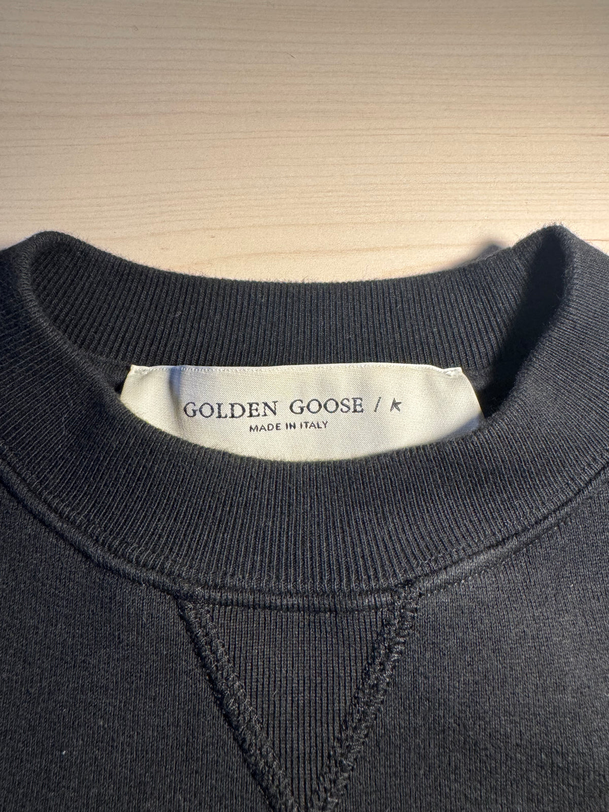 Felpa Golden Goose “Golden Goose Logo” nera