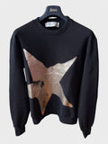 Felpa Golden Goose nera stella oro
