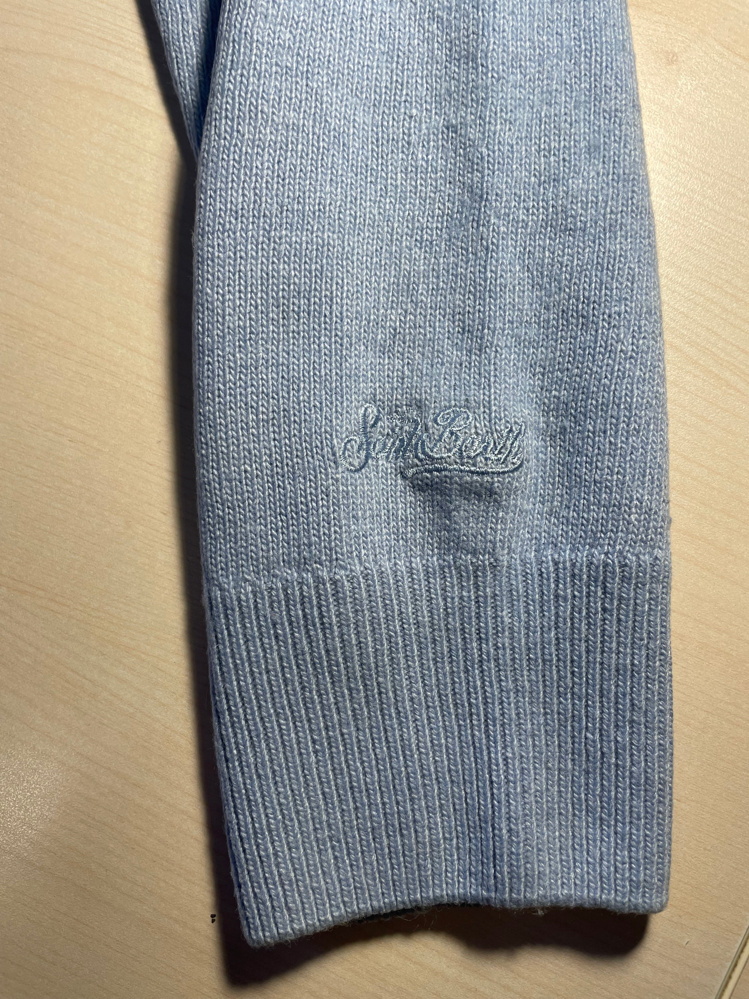 Maglione Saint Barth "St. Barth Habitué" azzurro