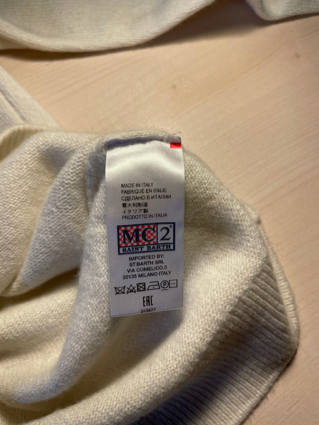 Maglione Saint Barth "All I need is snow"