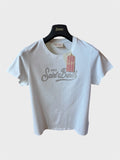 Maglia Saint Barth scritta "Saint Barth” argento