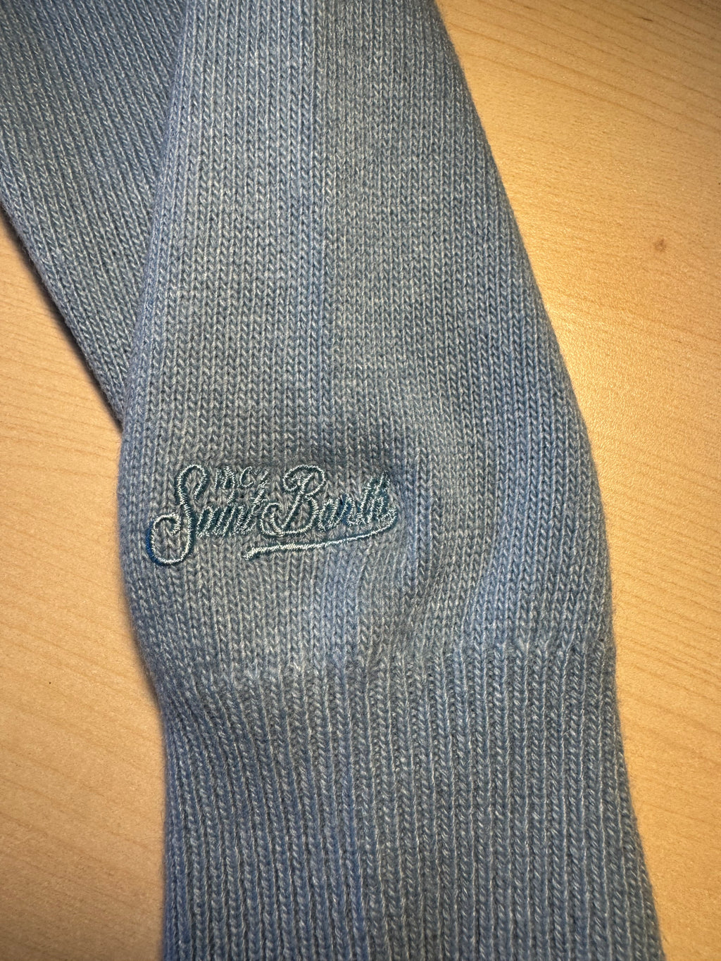 Maglione Saint Barth "Compulsive Shopper" azzurro