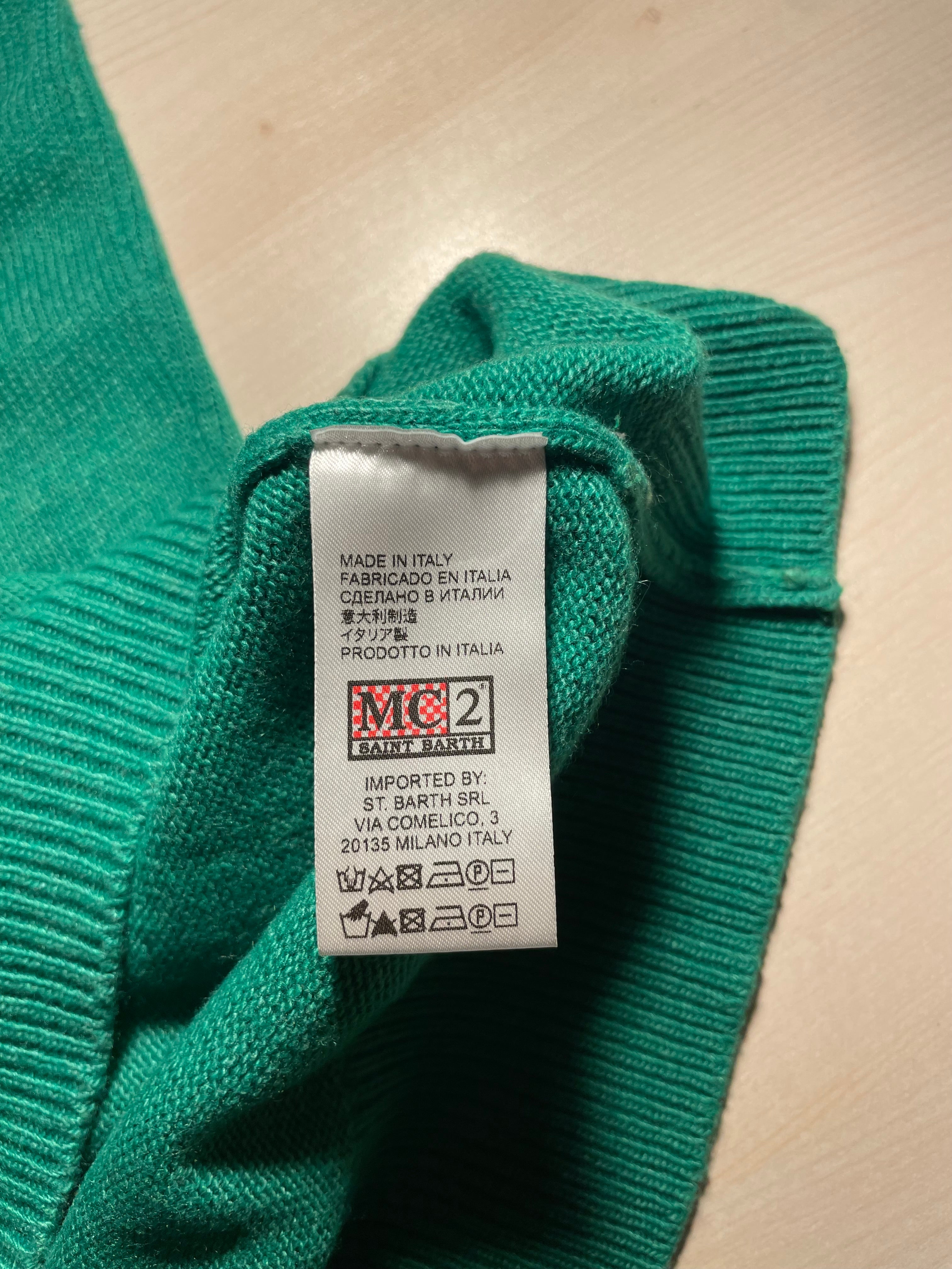 Maglione Saint Barth "Infedele" verde
