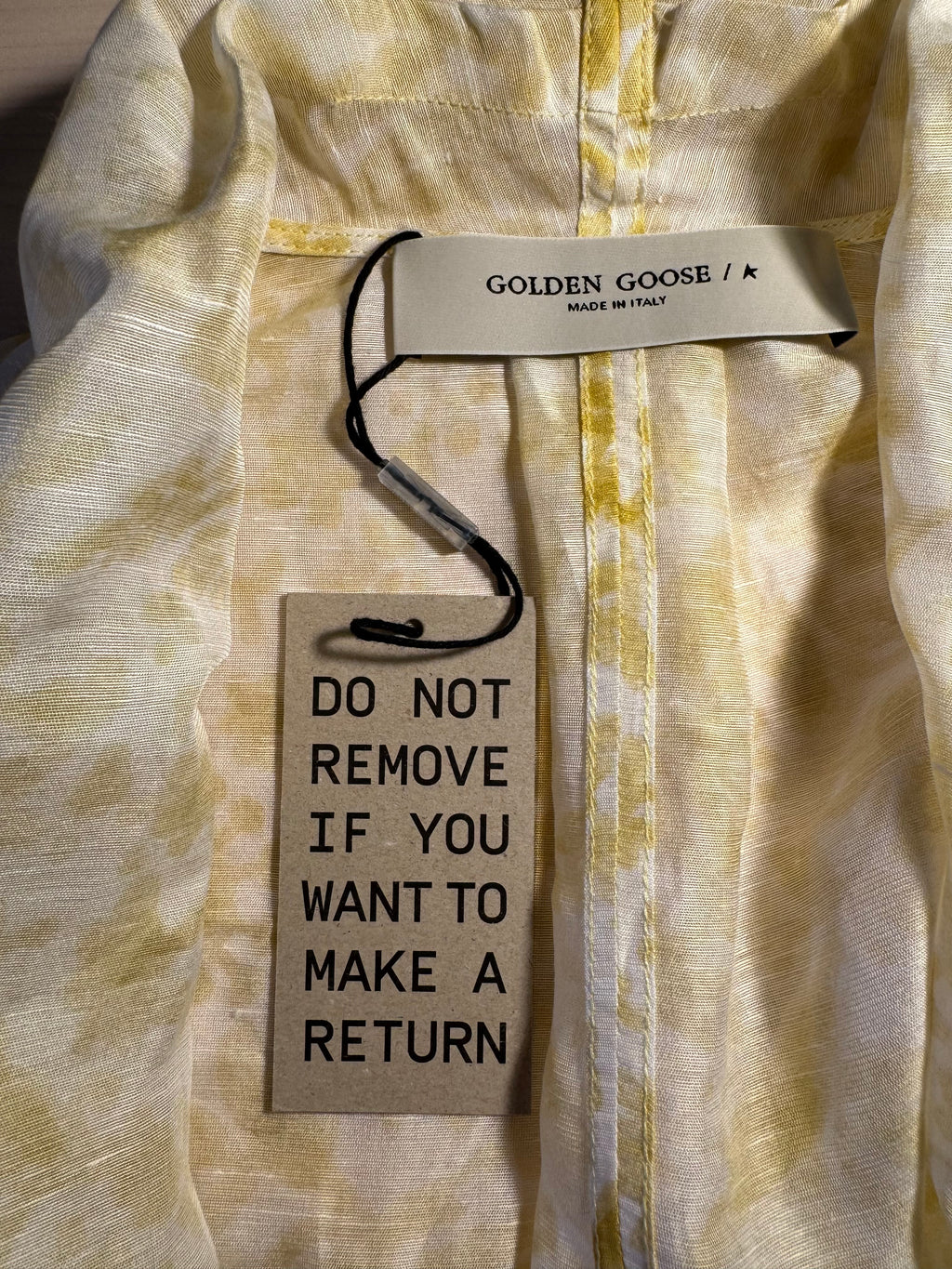Vestito Golden Goose lino stampa floreale