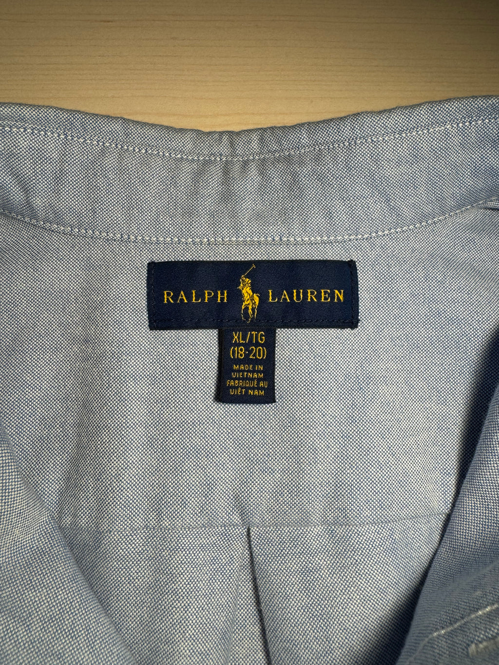 Camicia Polo Ralph Lauren azzurra