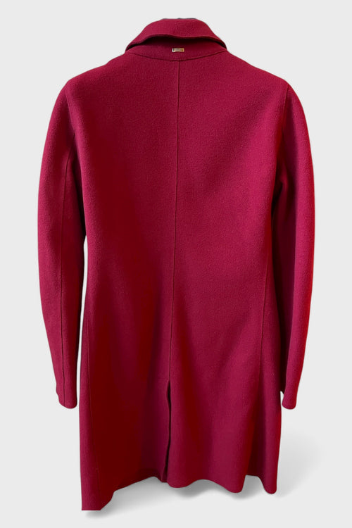 Cappotto Herno rosso lana