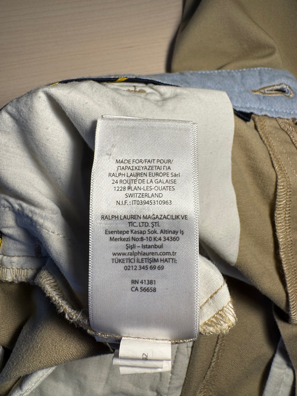 Bermuda Polo Ralph Lauren beige