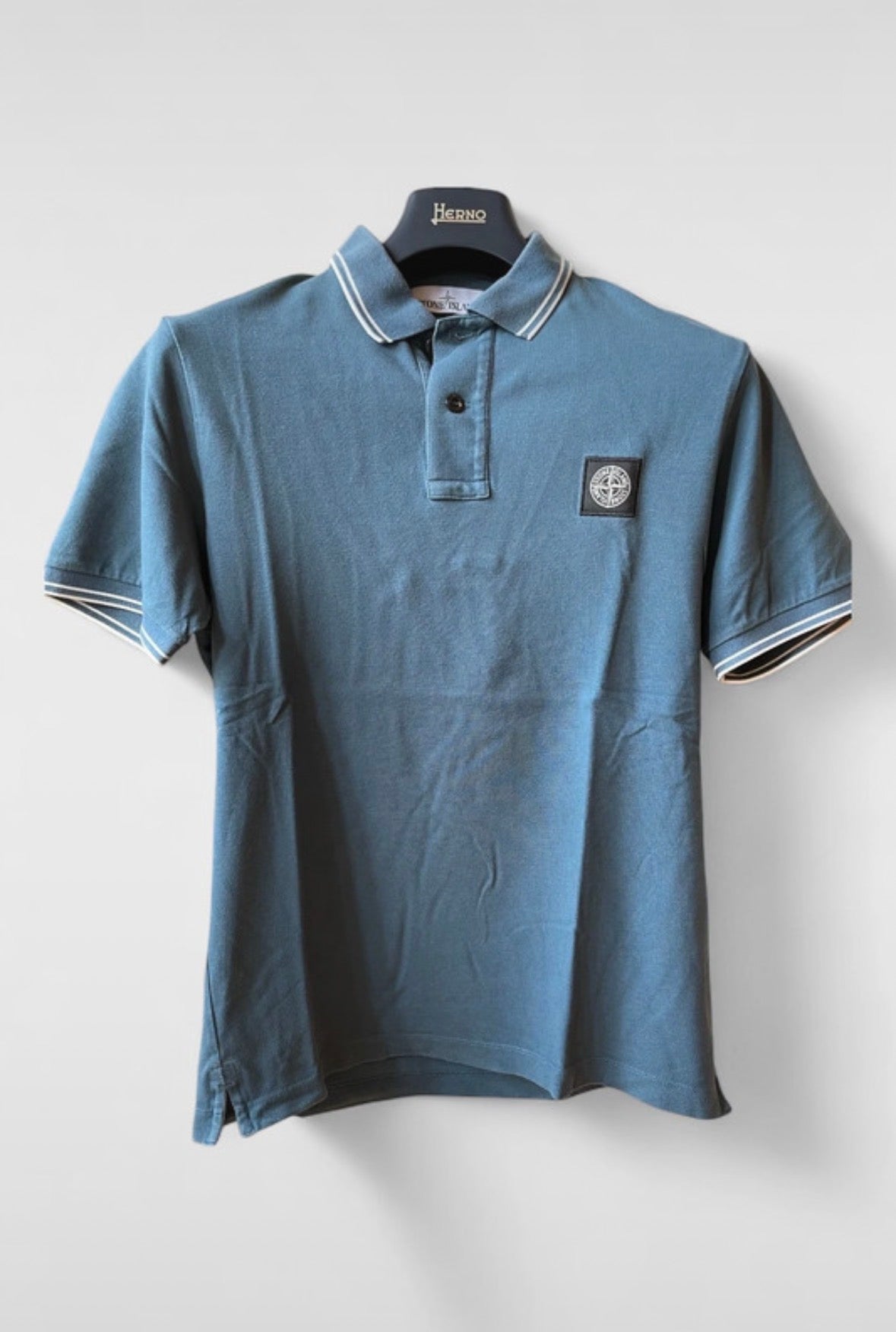 Polo Stone Island azzurra