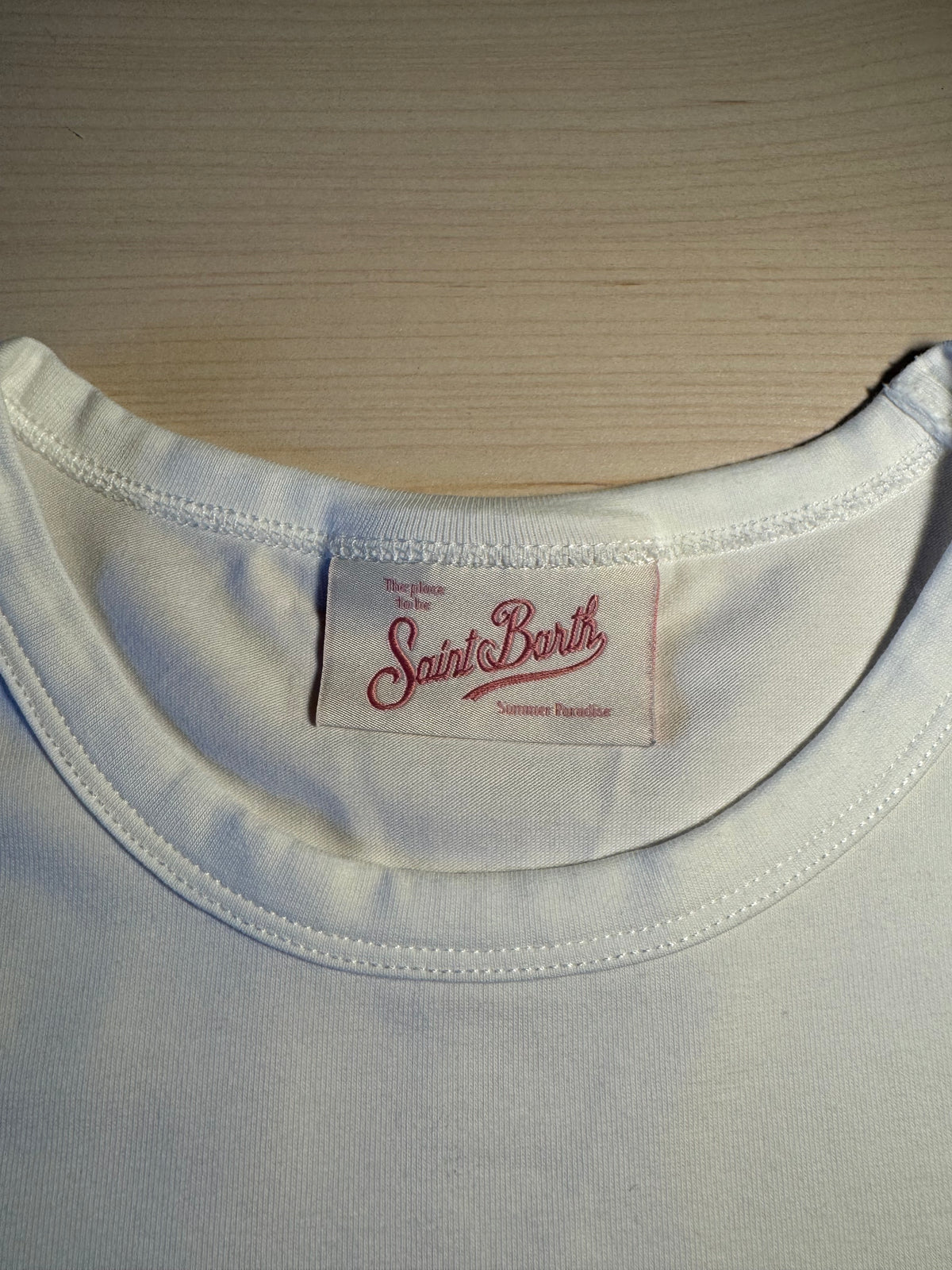 Maglia Saint Barth "Tanto Non Li Dimostro” bianca