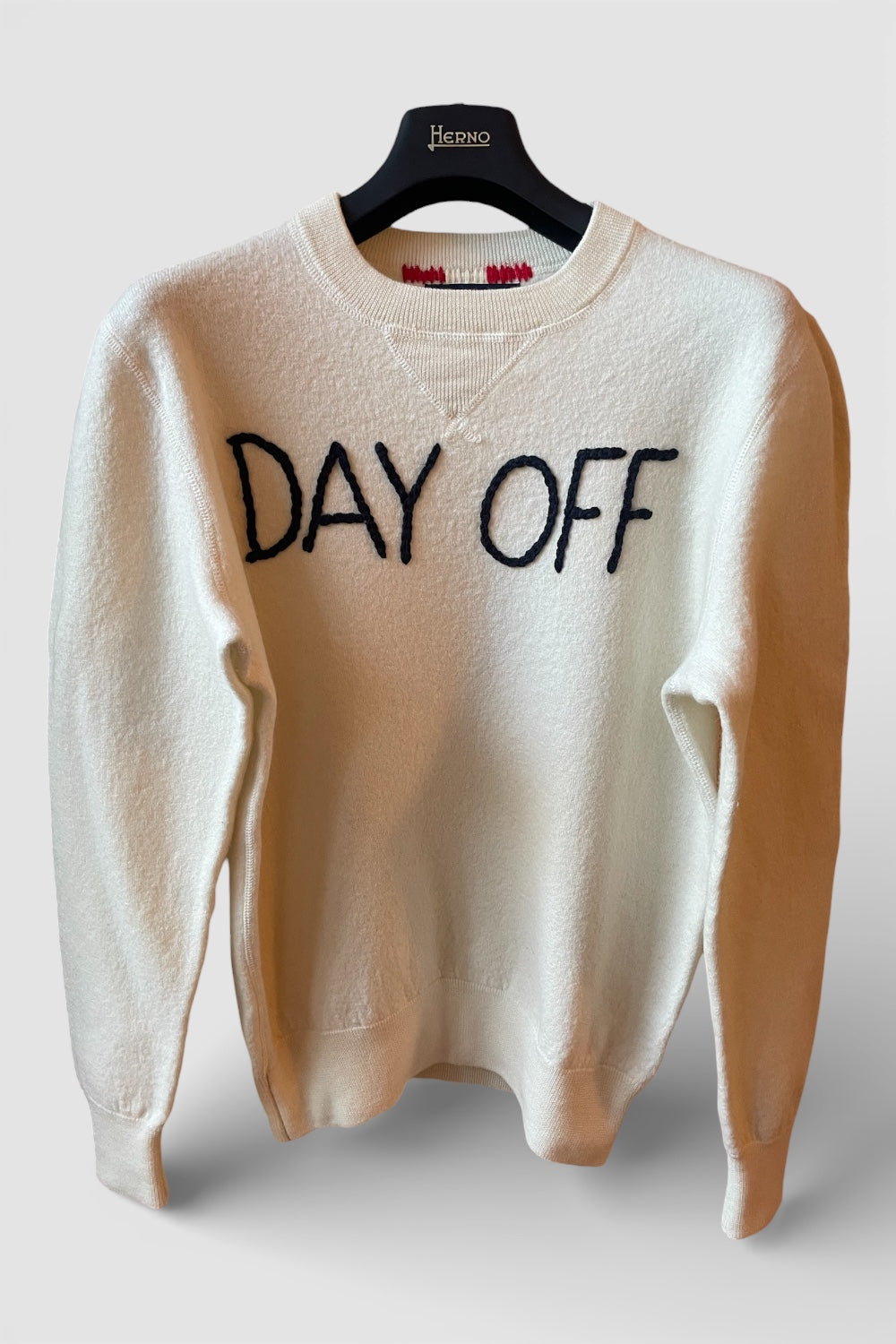 Maglione Saint Barth "Day Off" panna