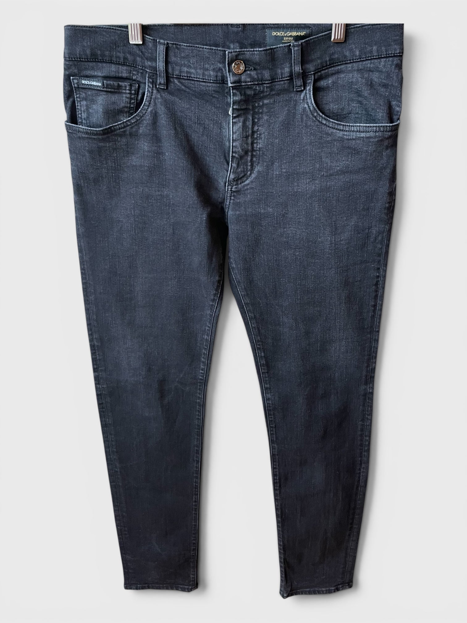 Jeans Dolce e Gabbana Denim Skinny neri