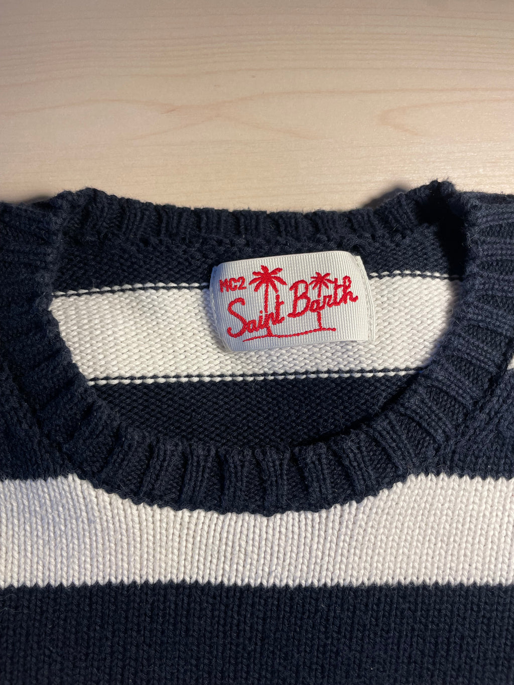 Maglione Saint Barth righe "Saint Barth Habitué"