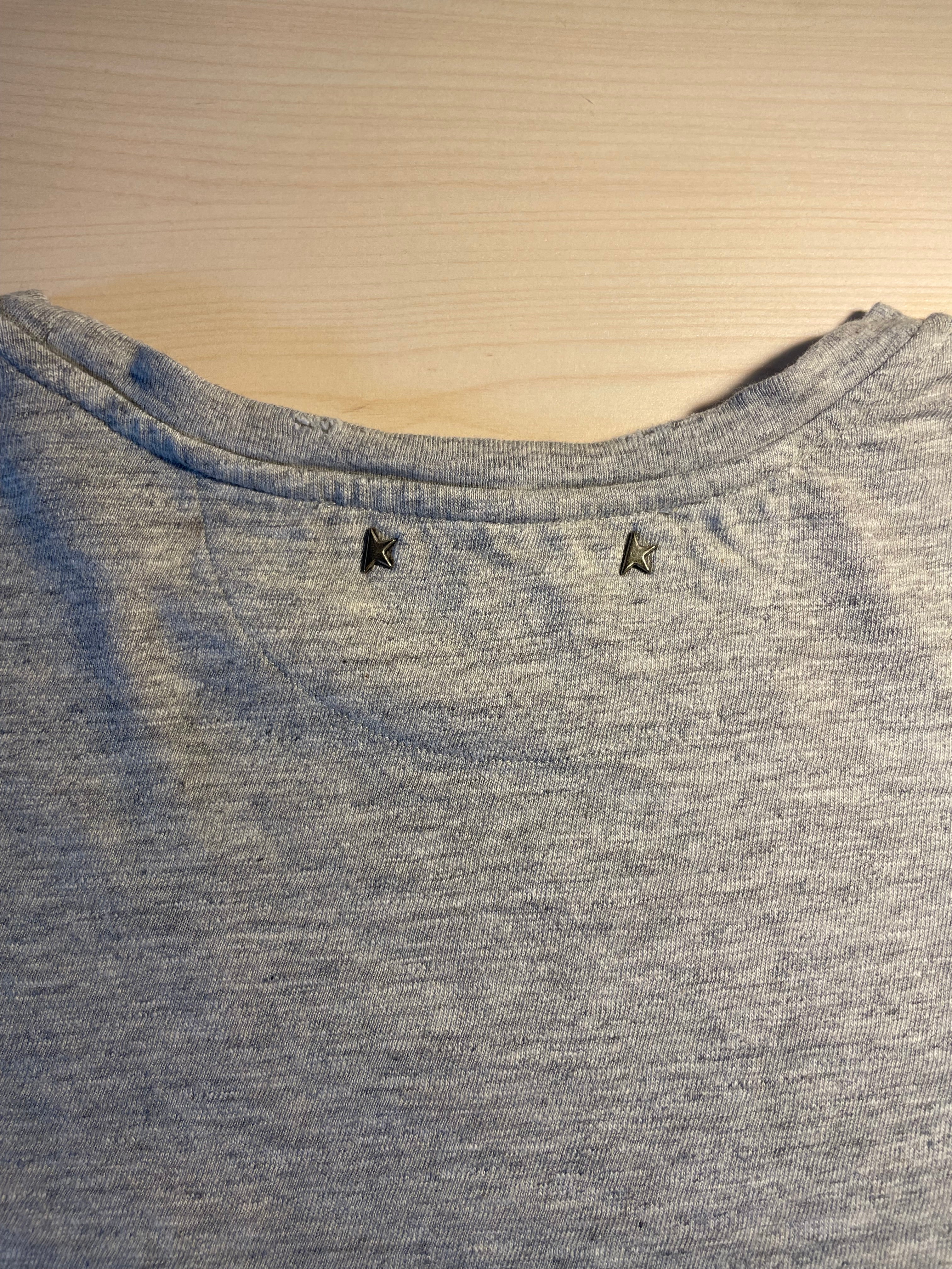 Maglia Golden Goose grigia "Venice Paris"