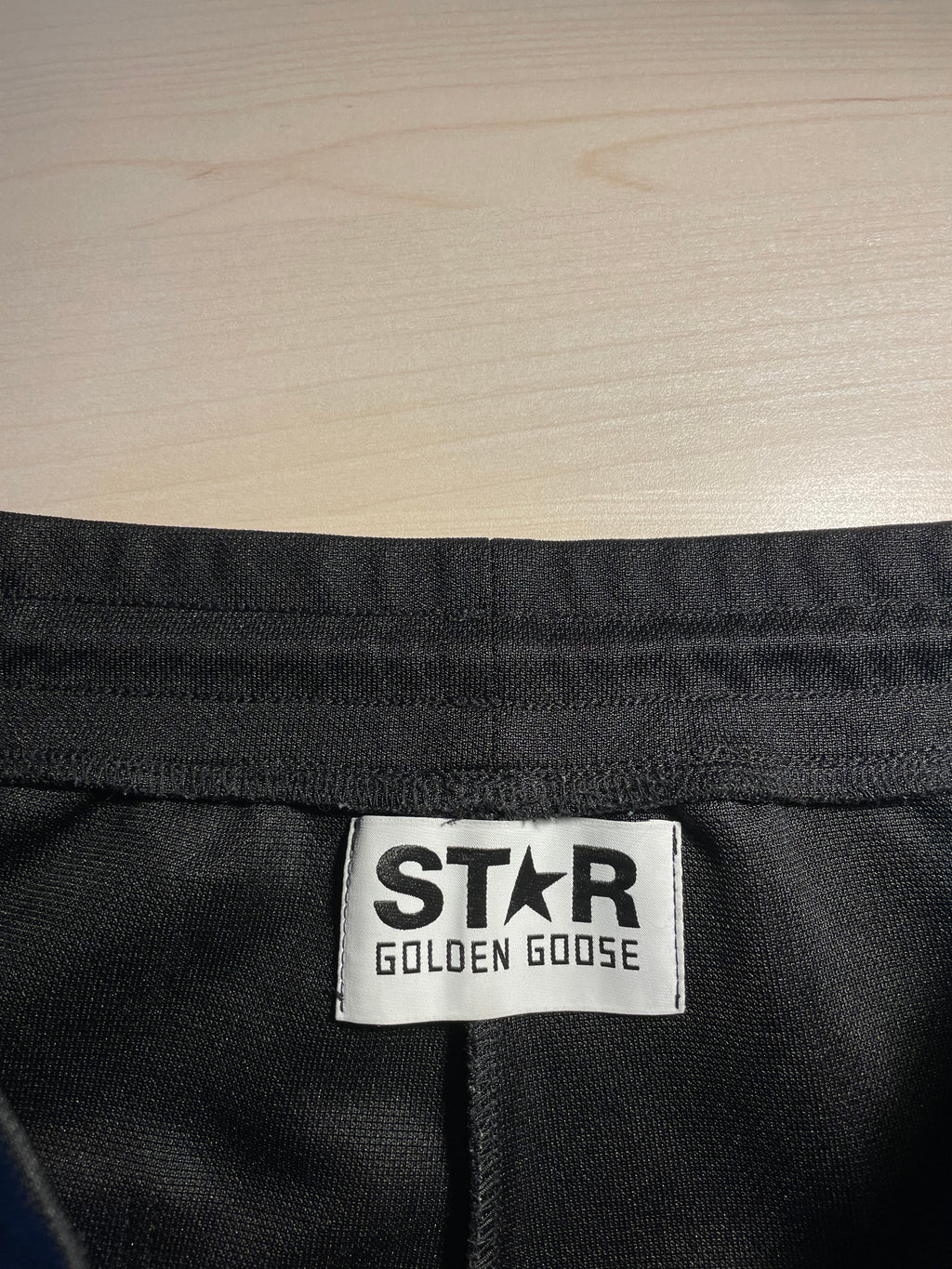 Pantaloni Golden Goose Star jogging neri stelline laterali