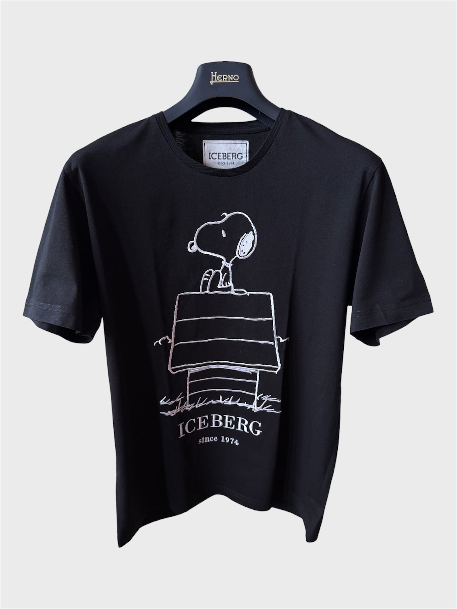 Maglia Iceberg “Snoopy” nera