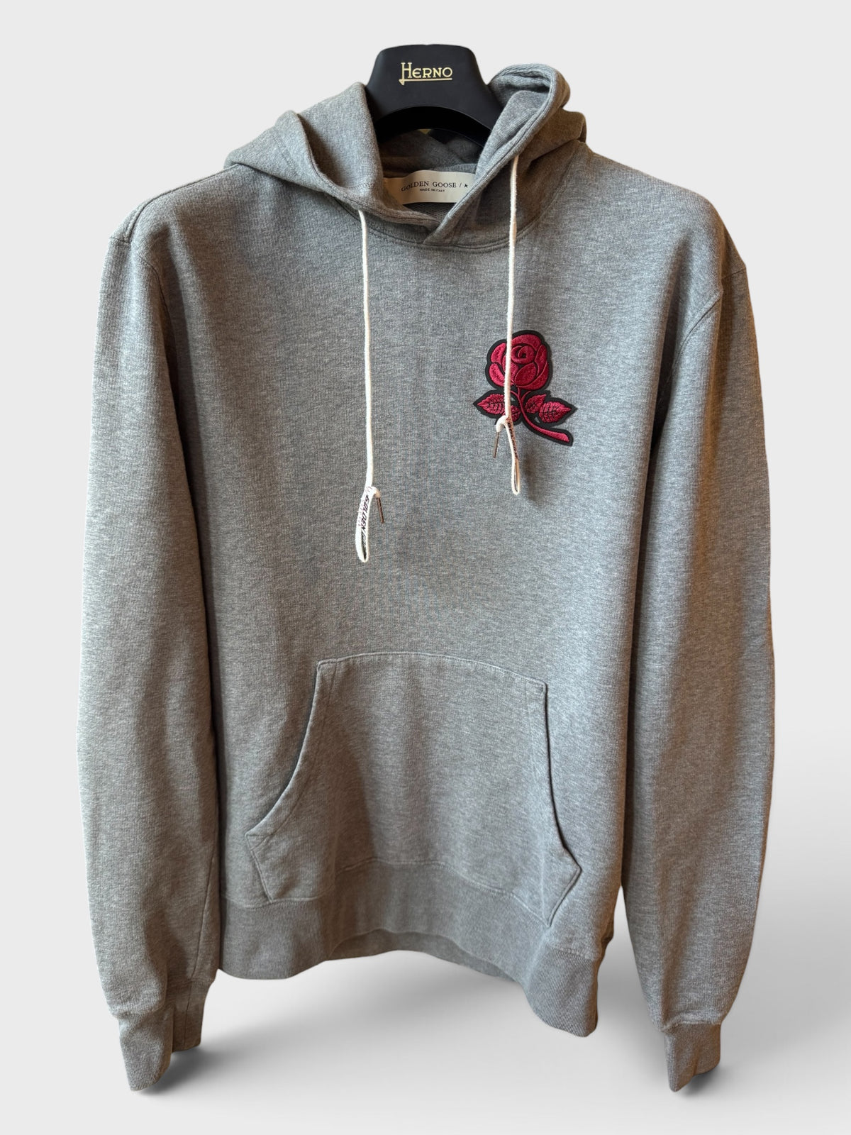 Felpa Golden Goose Patch rosa