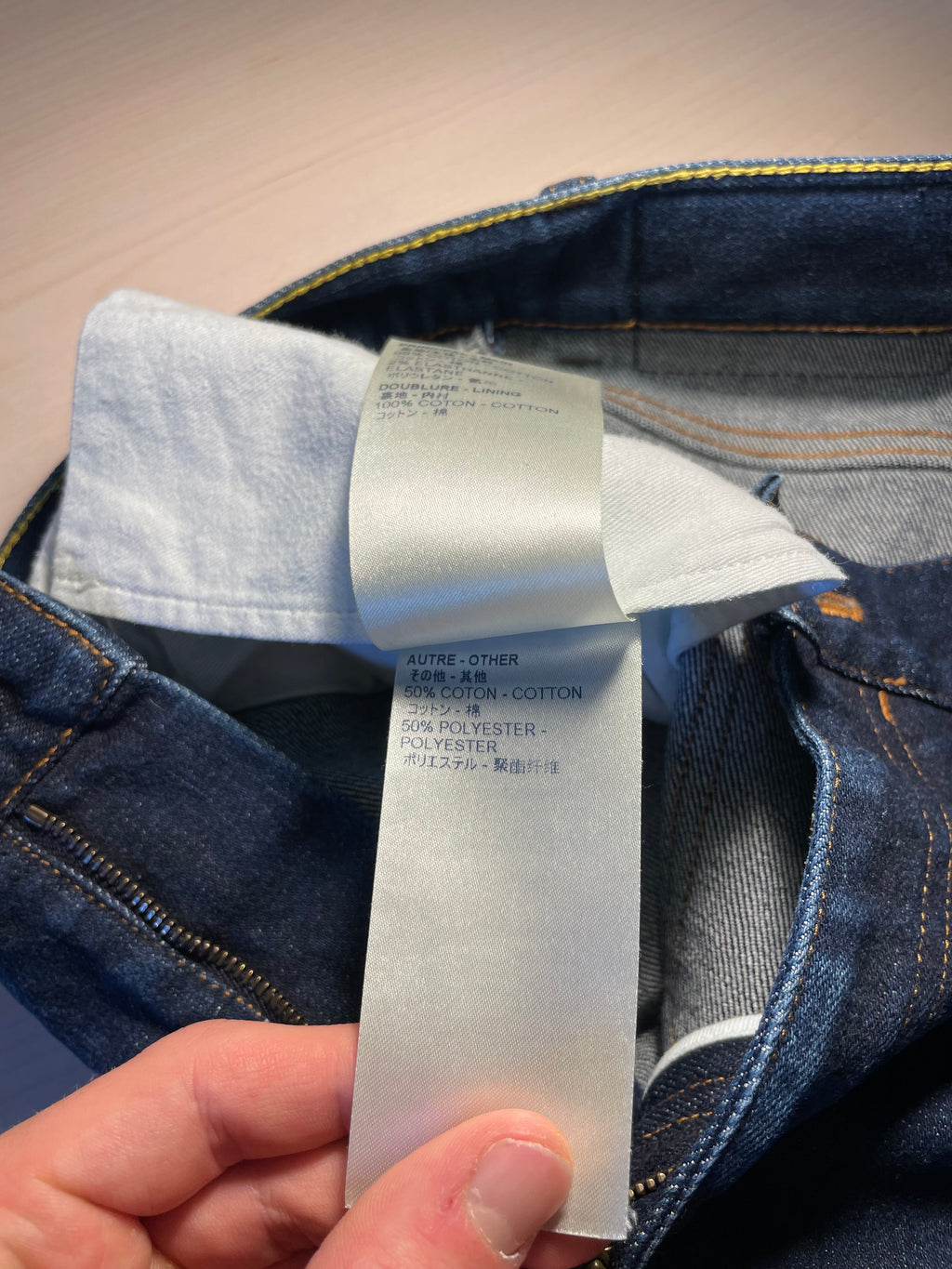Jeans Louis Vuitton Slim Stretch blu