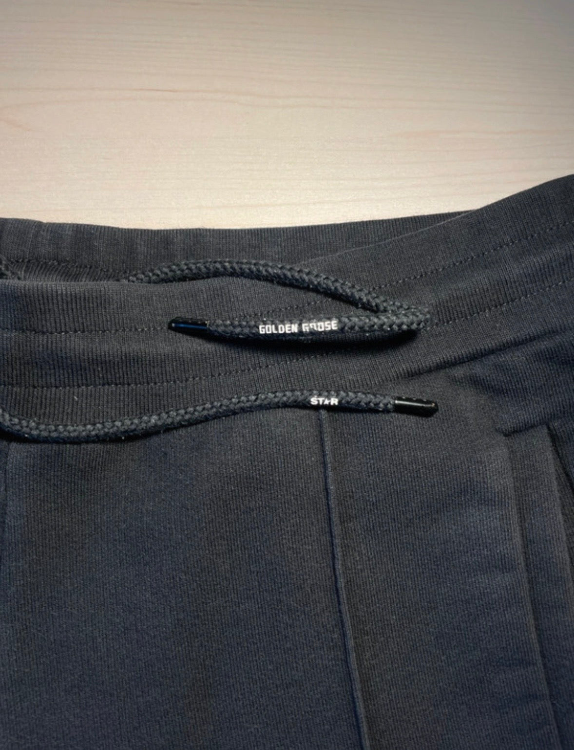 Pantaloni Golden Goose Star neri stelle bianche
