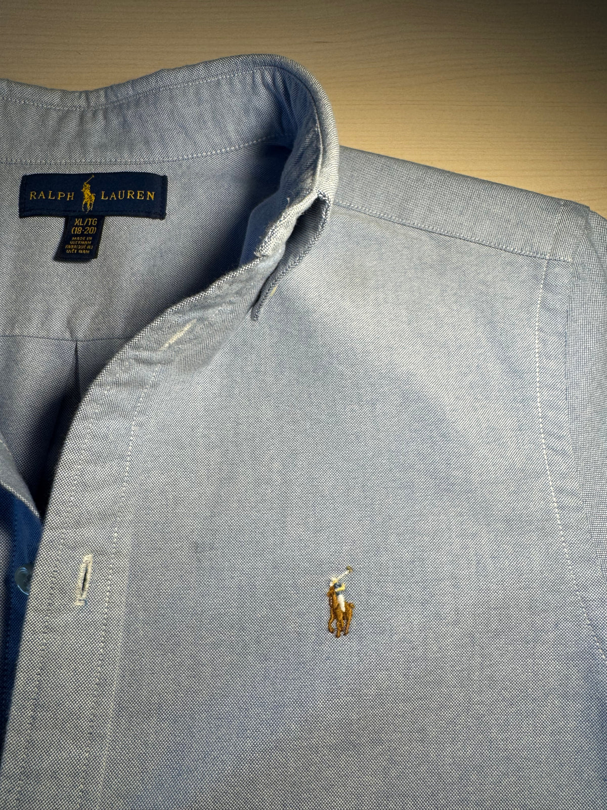 Camicia Polo Ralph Lauren azzurra